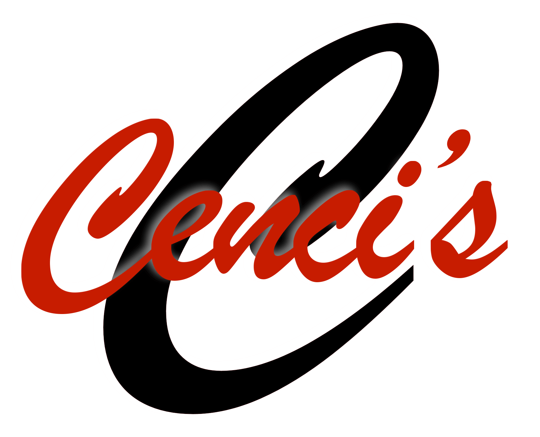 the logo for Cenci's pizza is pictured.