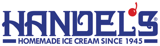 the logo for handels ice cream is pictured.